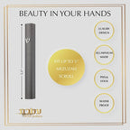 5 Pack Modern Aluminum Waterproof Mezuzah Case, Made in Israel, Fit up to 5" / 12cm Mezuzah Scroll, Easy Peel and Stick (Scroll Not Included)