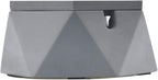 FREELOVE Concrete Ashtray with Lid & Stainless Steel Ashtrays for Cigarettes, Cement Ash Tray Smoking Holder Indoor Smokeless Outdoor Windproof Patio Home Office Cool Decor(Grey, Small)