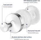 Suction Cup Wreath Hanger，Suction Cup Hooks Hanging 15 Lbs，Waterproof Suction Cup Wreath Holder for Windows (Gold, 2)