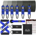 Heavy Resistance Bands for Working Out, 300LBS Exercise Bands with Handles, Workout Bands for Men, Weight Fitness Bands Set for Muscle Training, Strength, Slim, Yoga, Home Gym Equipment