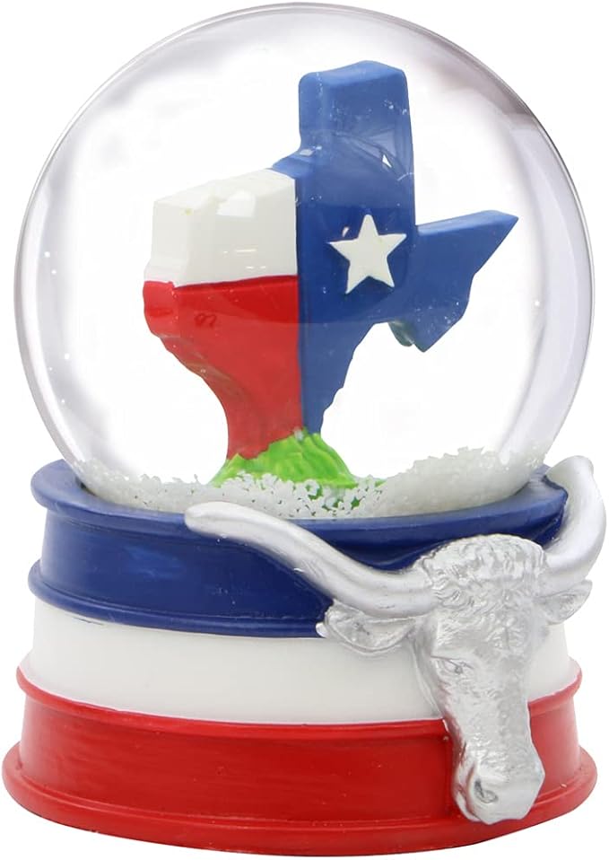 Texas Longhorn Snow Globe