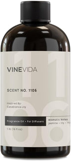 VINEVIDA [16 Fl Oz] Scent NO. 1106 Fragrance Oil for Cold Air Diffusers, Aromatic Notes of Citrus, Green, Floral, Sugar & Vanilla Essential Oils for Diffuser Oil Refill & Air Freshener Room Spray