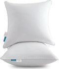 Oubonun 26 x 26 Pillow Inserts - Set of 2 - 100% Cotton Cover - 26 Inch Square - Decorative Pillow Inserts - White