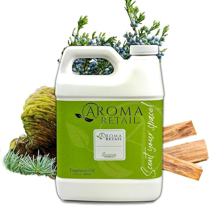 Aroma Retail Fragrance Oil Refill for Scent Machine Aroma Diffuser (27 fl oz, Cedar Seduction)