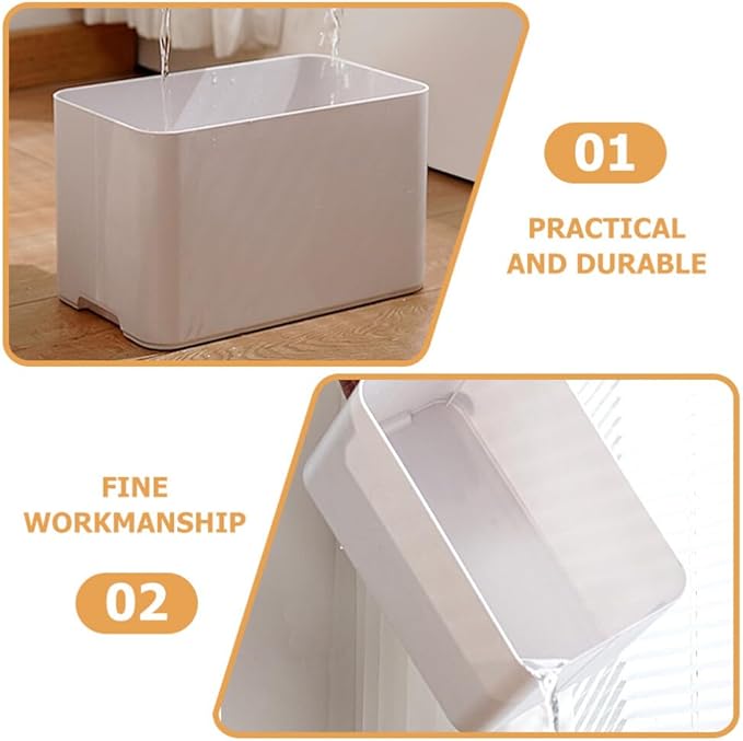 Cabilock Plastic Outdoor Umbrella Stand with Drain Tray