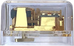BinkeGG Play (Music Box Dancer) Clear Acrylic Wind up Music Box with Sankyo Musical Movement (65 Tunes Option)