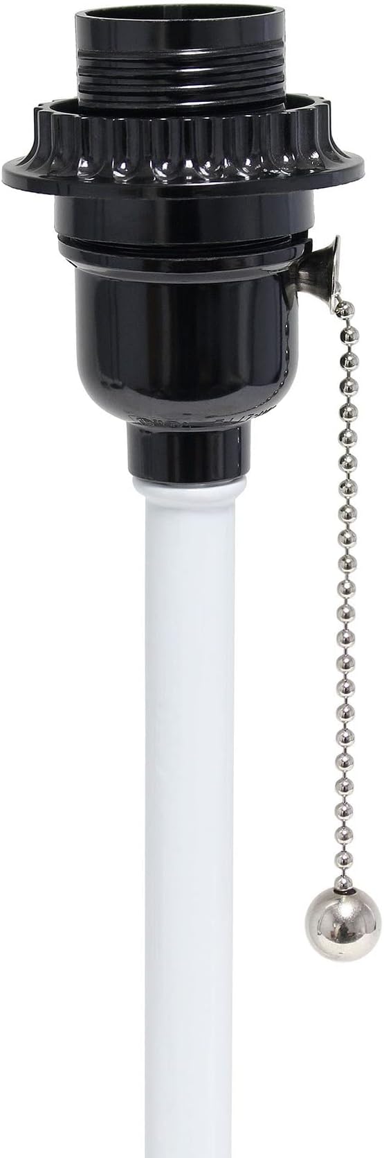 Oslo 19.5" Contemporary Bedside Power Outlet Base Standard Metal Table Desk Lamp in White with Aqua Drum Fabric Shade