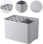Wall-Mounted Umbrella Stand with Drip Tray Nordic Style Entrance Umbrella Holder for Home and Office Space-Saving Creative Storage Rack Gray Easy to Install and Water-Resistant