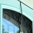 Haute Decor Premium Holly Embossed HighProfile Wreath Hanger - Pewter Holly