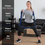 THERABAND CLX Resistance Band with Loops, 5-Foot Non-Latex Exercise Band for Mobility, Rehab, Stretching & Home Workouts, Color-Coded Resistance Levels