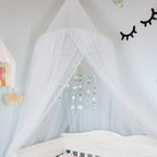 WAYUTO Neutral Handmade Felt Ball Ceiling Mobile - White Cloud