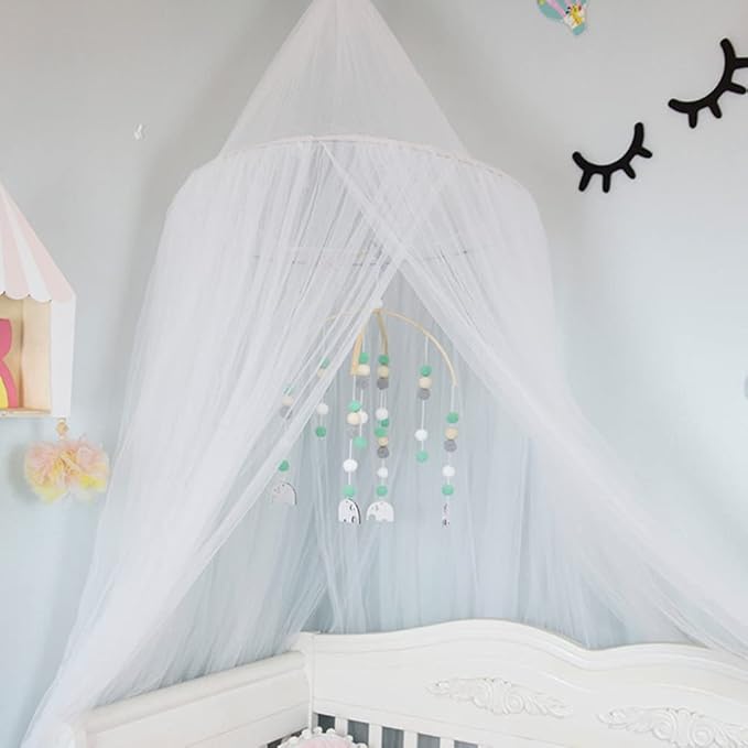 WAYUTO Neutral Handmade Felt Ball Ceiling Mobile - Gray Leaf