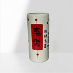 Ceramic Umbrella Stand Umbrella Holder for Entryway Hand-Made Umbrella Stand Barrels Umbrella Holder Cane Floor Standing Vase Ceramic Storage Bucket for Home Office Entrance Indoor.(Joy)
