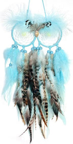 Owl Dream Catcher Wall Decor, DreamCatchers Wall Hanging Ornaments for Bedroom Home Decor Festival Gift