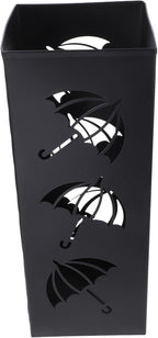 PRETYZOOM Hollow Bucket Umbrella Holder for Entryway Metal Umbrella Storage Stand Home Supplies