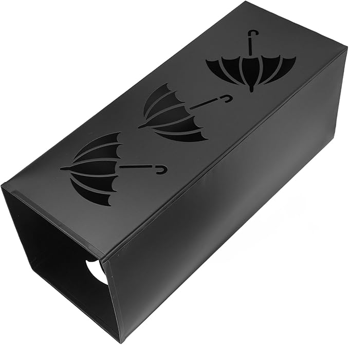 Compact Metal Umbrella Stand for Home Office Hallway – Rustproof Coated Steel Holder