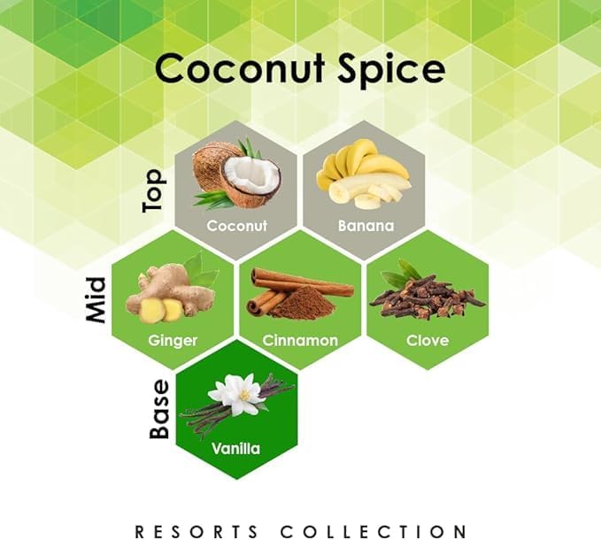 Aroma Retail Fragrance Oil Refill for Scent Machine Aroma Diffuser (4 fl oz, Coconut Spice)