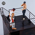 JXK Frontier Coffee House Model for 1/12 Scale Action Figures Realistic Dollhouse Accessory for Diorama Enthusiasts and Collectors