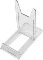 Artliving Plate Stands for Display Set of 6, Two Part Adjustable Clear Plastic Display Stand Easel for 5-9 Inch Plates, Bowls, Picture Frames, Books, Comics, Photo, Small Signs and Collectibles