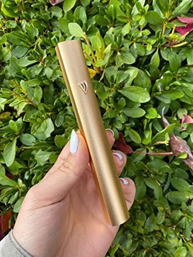 A&S Mezuzot Alumium Mezuzah Case in Silver Shin Design Weatherproof Door Mezuza Judaica Art for Home Blessing (Gold, 5 Inches)