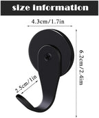 Magnetic Wreath Hanger,Heavy Duty Magnet Hook Holds up to 11lbs for Metal Doors/Surfaces for Metal Front Door and Christmas Decorations