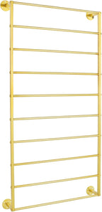 Scarf Organizer, Hijab Organizer, 10 Tier Wall Mounted Ribbon Rack, Ties Silk Scarves Towels Storage Multifunctional Metal Rack, Wall Shelf for Clothing Store, Flower Shop, Home