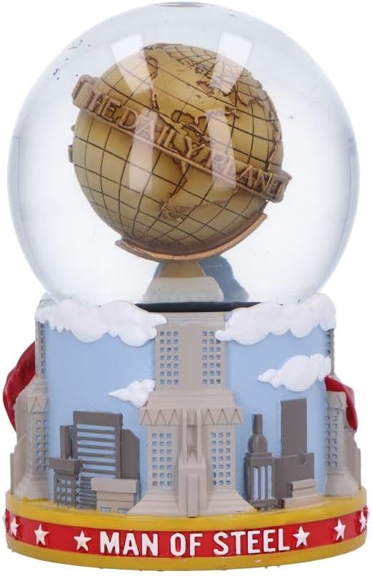 Nemesis Now DC The Daily Planet Superman Snow Globe, Superman Collectible, Superhero Gift and Memorabilia