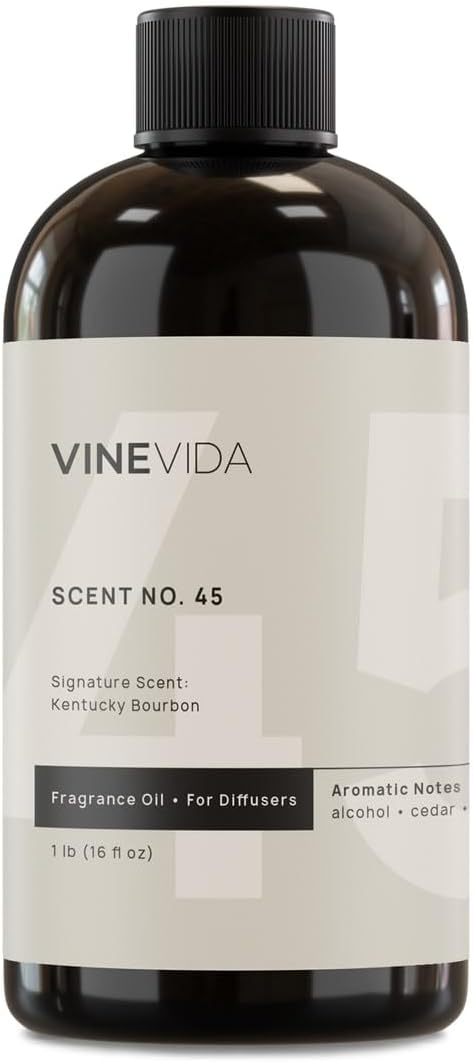 VINEVIDA [16 Fl Oz] Kentucky Bourbon Fragrance Oil for Cold Air Diffusers, Essential Oils for Diffuser Oil Refill & Air Freshener Room Spray