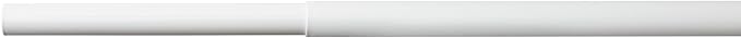 ClosetMaid SuperSlide Adjustable Hanging Rod, 6 to 8 Feet - Organizer for Closet Systems, White