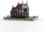 Medieval Village House Building Blocks Set, MOC-210215 Medieval Village Hotel Modular Model, Detailed Interior Furnishings, 2720PCS Collectible Model for Adults