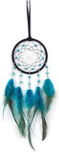 Small Dream Catcher for Car, Rearview Mirror Hanging Accessories Car Dream Catchers for Rear View Mirror Turquoise