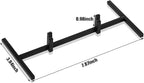 Yaocom 4 Pcs Black Metal Display Stands Sleek Easel Holder for Stained Ceramic Tiles Art Collectibles, Elegant Picture Frame Stand for Home Decor, Office, Gallery Trade Show Exhibits