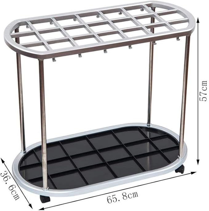 Umbrella Stands,Folding Umbrella Storage Stand Rack Holder Organizer Free Standing Industrial Umbrella Rack for Commercial Office Hotel