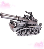 Vehicle Decoration Home Decor Iron Model Tank Model Metal Decorations Metal Vehicle Decoration