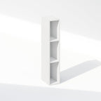 Furinno Reed 3-Tier Closet Organizers and Storage, Closet Organizer, Open Shelf Closet Storage, for Wardrobe, Bedroom, Living Room, 6-Inch Width, White