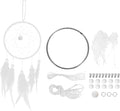 PATIKIL DIY Modern Dream Catcher Kit, White, 4.7 Inch, Customizable, Kid, Unisex