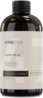 VINEVIDA [16 Fl Oz] Lavender Vanilla Fragrance Oil for Cold Air Diffusers, Essential Oils for Diffuser Oil Refill & Air Freshener Room Spray