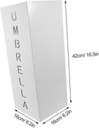 Metal Umbrella Stand Storage Bucket Multi-functional Umbrella Holder for Entryway Sturdy Indoor Organizer for Magazines and Walking Sticks Stylish and Practical Design