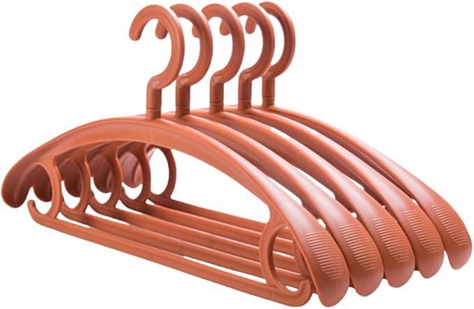 10 Pack Heavy Duty Coat Hangers 25lb Load Capacity Swivel Suit Clothes Hanger Extra Wide Shoulder Jacket Hangers Thick Non Slip Winter Large Coat Hanger Brown
