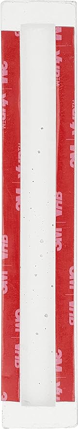 A&S Mezuzot Modern Concrete Mezuzah Case with Scroll, Easy Peel and Stick Mezuza (White+ Silver Shin, 9 Inches)