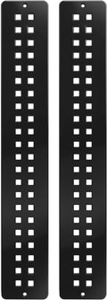2 Pack Hat Rack Board for Baseball Caps,Hat Rack for Wall, Hat Holder Wall Mount Cap Holder Hat Hangers for Wall Closet Door Bedroom(Black)
