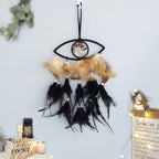 Black Evil Eye Life of Tree Dream Catcher Wall Decor, DreamCatchers Wall Hanging Ornaments for Bedroom Home Decor Festival Gift