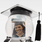 Things Remembered Personalized Graduation Cap Photo Musical Snow Globe (Free Customization), Plays Pomp and Circumstance Music