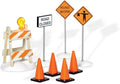 Department 56 Snow Village Construction Zone (Set of 8)