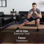 THERABAND CLX Resistance Band with Loops, 5-Foot Non-Latex Exercise Band for Mobility, Rehab, Stretching & Home Workouts, Color-Coded Resistance Levels