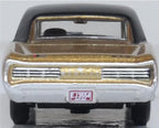 Diecast 1966 Pontiac GTO Martinique Bronze and Black 1:87 Scale 87PG66003