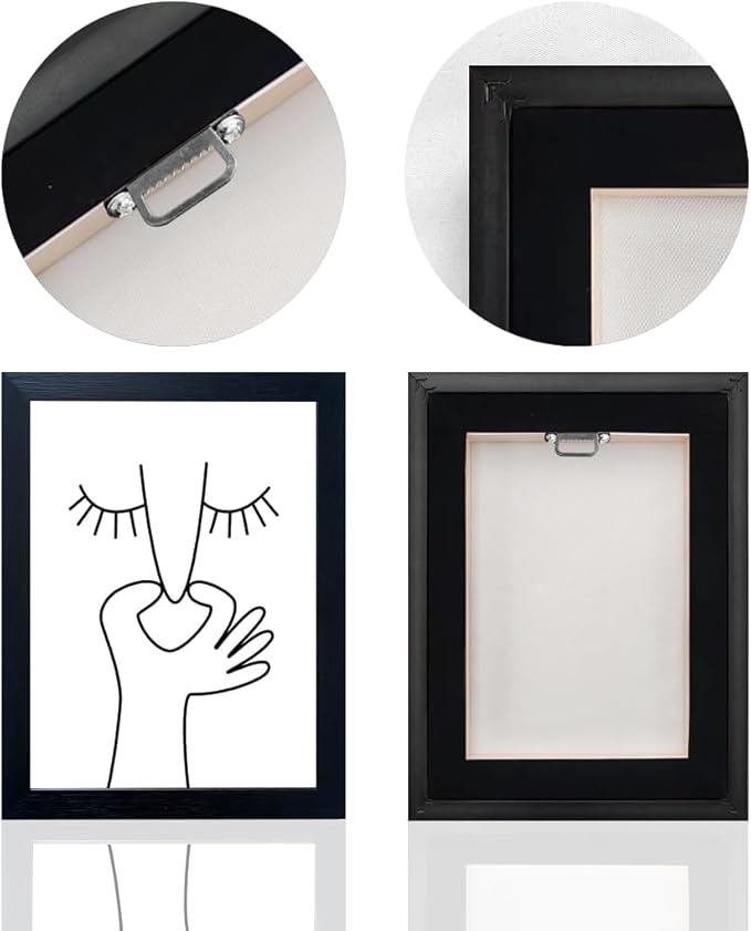 Framed Black and White Bathroom Wall Art Funny Bathroom Wall Decor Signs Bad Smell Toliet Print Painting Decor Canvas Artwork