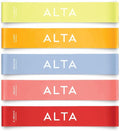 ALTA Mini Loop Bands for Exercise - Premium Durable Latex - Small Resistance Bands for Women, Booty Bands for Working Out, Leg Stretch Loops for Physical Therapy, Pilates Exercise Mini Bands Set