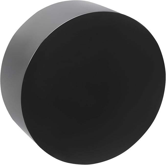 Round Display Pedestal Stand, Event Decor Display Plinth Stands, Bridal Shop Cylinder Plinth Raiser Table, Party Event Decor Circle Pedestal Stand for Boutiques Model Air Conditioner Heightening (Black, 19.7*7.9in)