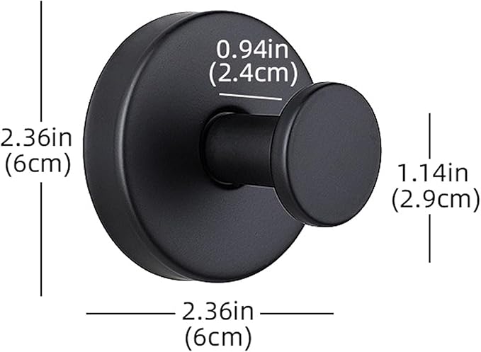 Black Wreath-Hanger, Strong Stainless Steel Suction-Cup-Wreath-Hooks, 4 Pack Wreath-Door-Hanger Fall Halloween Christmas Decorations, Welcome Sign for Front Door Indoor Outdoor (4 Black, 4)